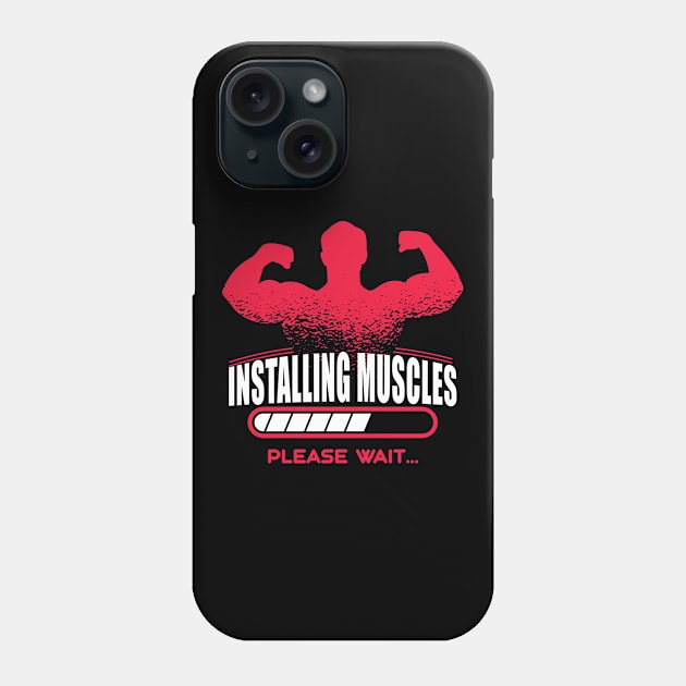 Training Gym Muscle Building Phone Case by SiegfriedIlligDesign