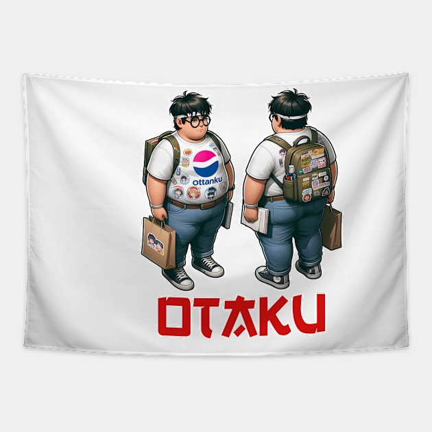 I am Otaku Tapestry by Rawlifegraphic