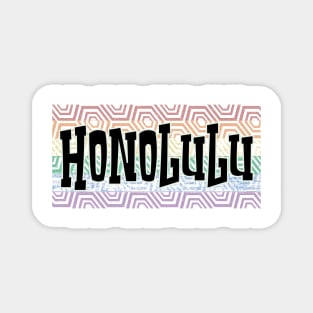 LGBTQ PRIDE USA HONOLULU Magnet