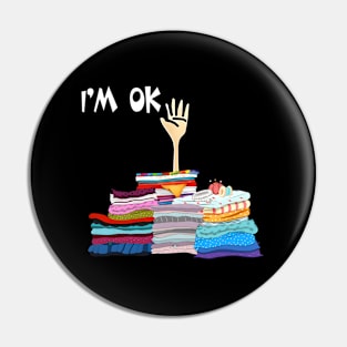 I'M Ok Sewing Sewer Fabric Sewing Seamstress Pin