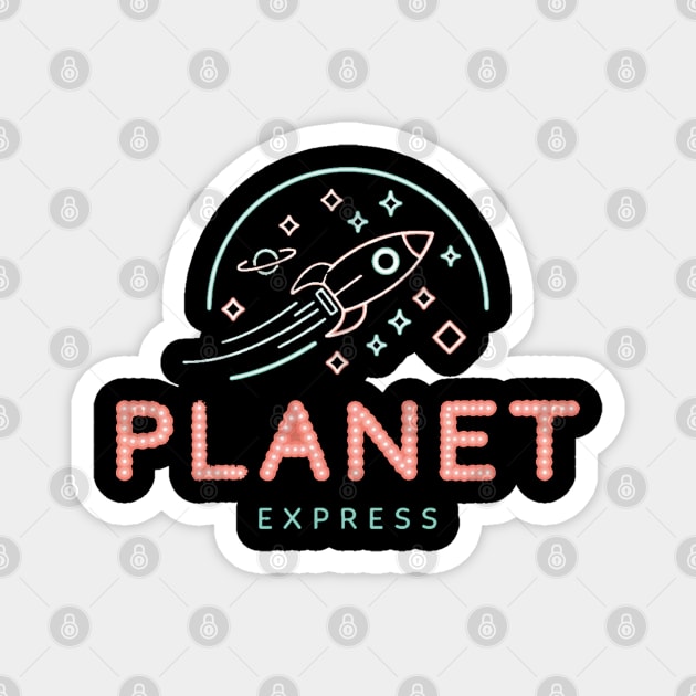 Planet Express Logo Magnet by Kelo