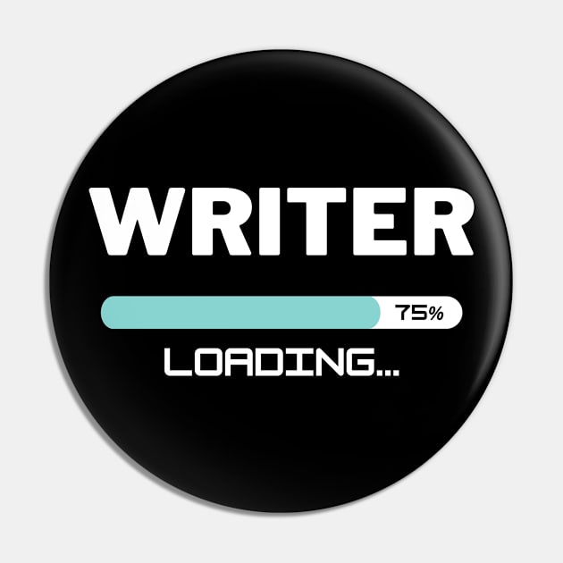 Future Writer Loading In Progress Pin by Live.Good