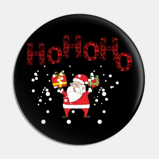 HO HO HO Merry Christmas Santa Claus,Christmas Gifts,Santa Hat Pin