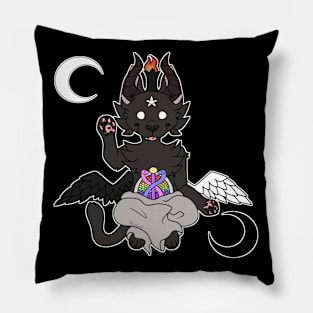 Catphomet Pillow