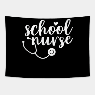 Cute School Nurse Appreciation Tapestry