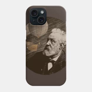 Sci-Fi Visionary - Jules Verne Aeronautical Vehicle 1 Phone Case