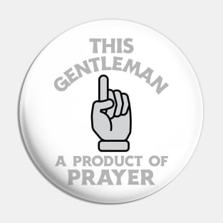 Touch of Prayer Pin