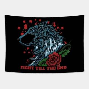 Fight till the end Tapestry