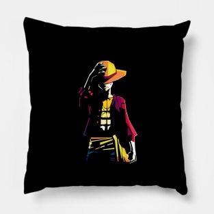 Luffy D Monkey Pillow