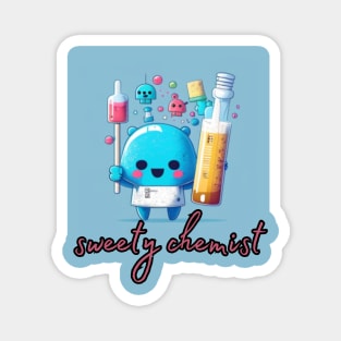 mad lab life, sweety chemist, kawaii, gift present ideas Magnet