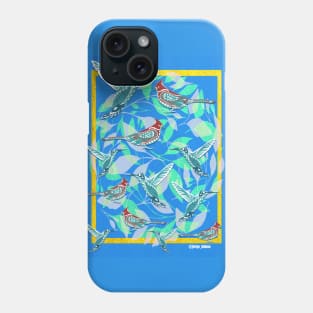 Birds Cage of light mandala ecopop Phone Case