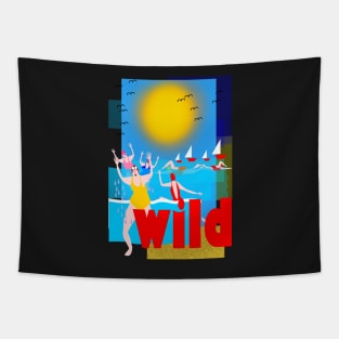 WILD SWIMMING Tapestry