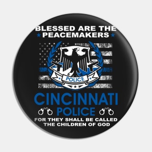 Cincinnati Police  – Blessed Are The PeaceMakers Pin