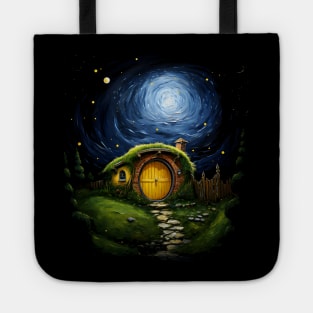 A Starry Night at the Westfarthing - Round Doors - Fantasy Tote