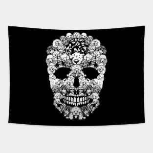 Best Poodle Lover Gift Halloween Skull Costume Tapestry