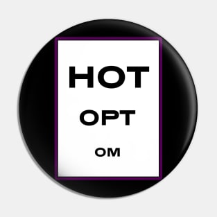 Hot Optometrist Eye test design Pin