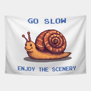 Wise Snail Tapestry