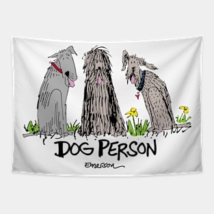 Dog Person Tapestry