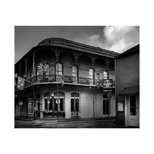 801 Royal Street In Black and White by MountainTravel