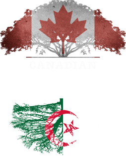 Canadian Grown With Algerian Roots - Gift for Algerian With Roots From Algeria Magnet