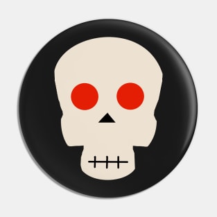 Skull Face Pin