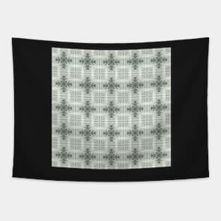 Orchid Mezzotint Intaglio Kaleidoscope pattern 10 Tapestry