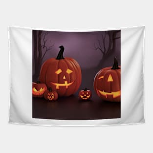 Jack-O-Lanterns Tapestry