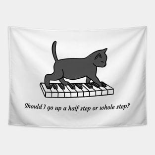 Music Theory Cat Tapestry