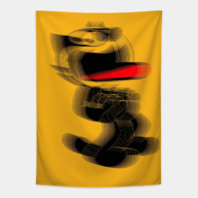 Felix The Cat /\/\/ Original Glitch Style Design Tapestry by DankFutura