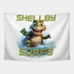 Aquatic Glide Waves Surfing Tee "Shellby" Tapestry