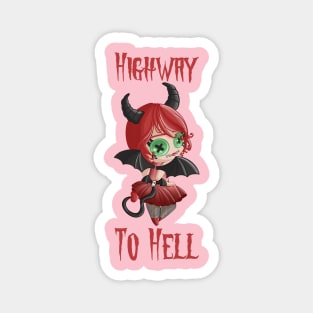 Devil Girl Magnet