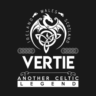 Vertie Name T Shirt - Another Celtic Legend Vertie Dragon Gift Item T-Shirt