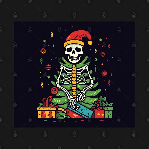 skeleton Santa by MZeeDesigns