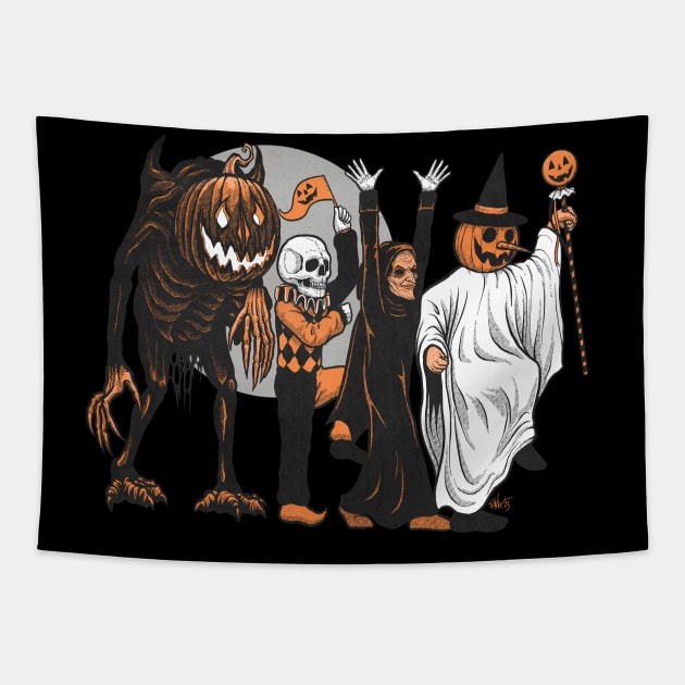 FrightFall2023: PARADE Tapestry by Chad Savage