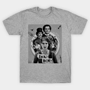 Vintage Art Louis Partridge Enola Holmes Movie Unisex T-Shirt