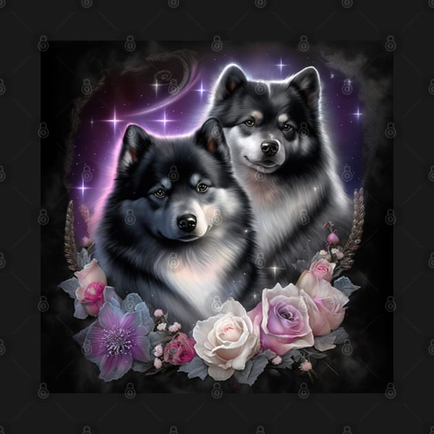 Finnish Lapphund Duo by Enchanted Reverie