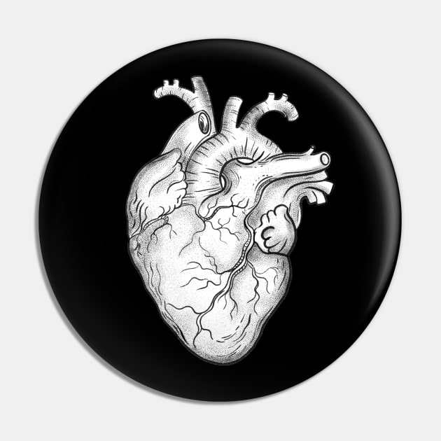 Anatomical Heart 12 Pin by Collagedream