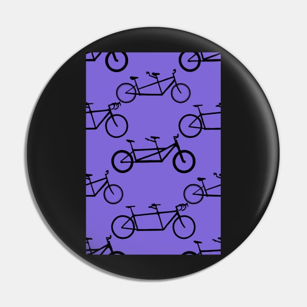 Tandem types pattern - black on lavender Pin by ashalye