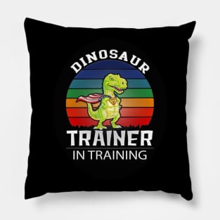 Black Panther Art - Dinosaur Trainer in Training Pillow