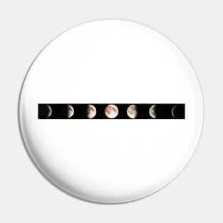 Composite image of the phases of the Moon (R340/0509) Pin