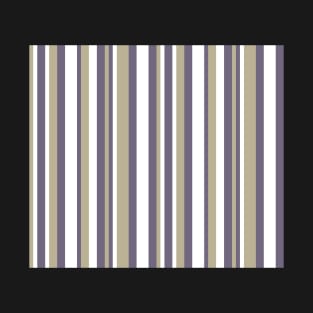 Gray & Lavender Stripes T-Shirt