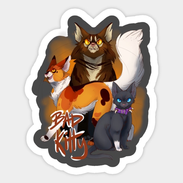 The Rise of Scourge >:3 - Warrior Cats - Sticker