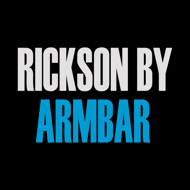 Rickson By Armbar (Brazilian Jiu Jitsu) by fromherotozero