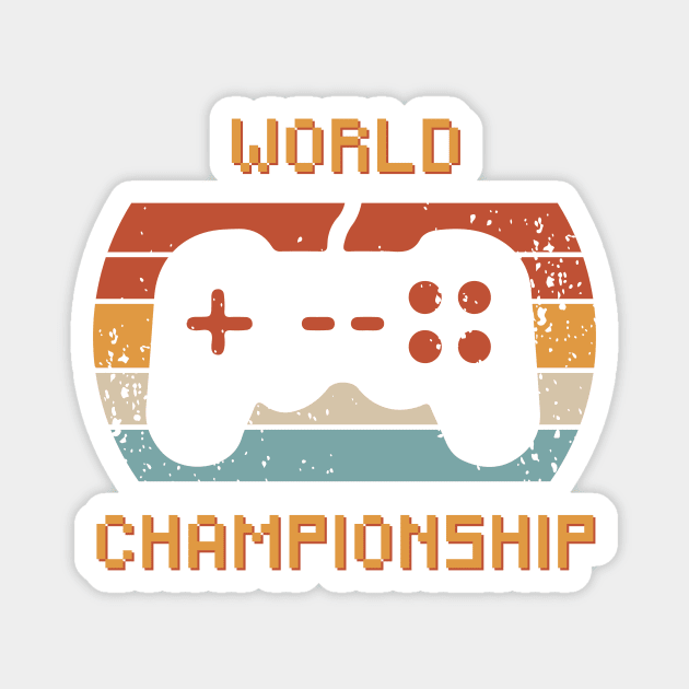 World Championship Retro Gamer Magnet by Food in a Can