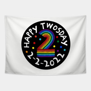 Happy Twosday 2022 Tapestry