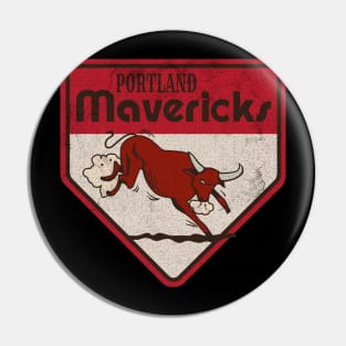 Vintage Portland Mavericks Baseball Pin