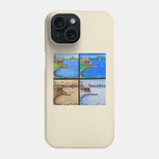 Cabin at the Lake in the Four Seasons Phone Case