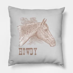 Horse Head Pillow