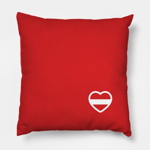 I Love Austria! Pillow by ShirtAtlas