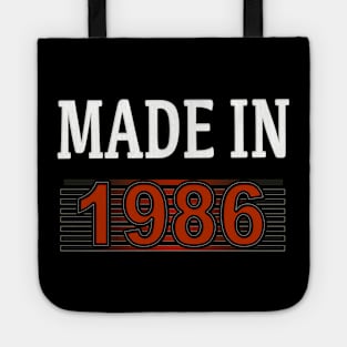 Made in 1986 Tote